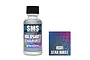 A 30ml bottle of SMS Holoshift Star Burst paint next to a square swatch showing the blue and purple holographic finish.