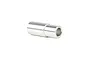 A silver-coloured cylindrical metal clutch spacer with a stepped design, isolated on a white background.