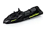 Black and green UDI RC boat cabin outer cover with UDI Sport and Inkfish branding on a white background.