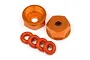 HPI Aluminium Bottom Shock Caps Orange 2Pcs 108071