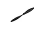 A black E-Flite 9x4.6 slow fly propeller for RC airplanes, shown against a plain white background.