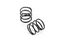 Two black metal RC shock springs for XRAY vehicles, shown against a white background.
