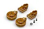 HPI Aluminium Portal Rear Hub Set 2Pcs - Orange 161161
