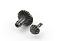 HPI Racing 26T diff spool and 13T input gear set for RC cars, shown as a studio product shot on a white background.