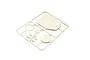 Kyosho Plastic Parts D - White SW207