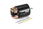 Surpass Hobby 540 size 27T brushed RC motor with black casing and two included wire leads with bullet connectors.