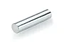 A single silver-coloured cylindrical metal counterweight pin for an RC boat on a white background.