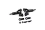Yeah Racing Aluminium Front Lower Suspension Arms 2Pcs - Black TEC4-026BK