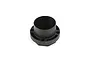 A black plastic Rovan differential case component shown from a top-down angle against a white background.