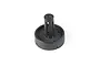 A black plastic Rovan air filter mount component for RC engines, shown against a white background.