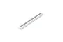 A single silver-coloured metal bevel gear shaft for an RC vehicle, shown against a plain white background.