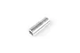 A single silver-coloured cylindrical metal clutch spacer for RC vehicles, shown against a plain white background.