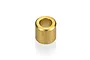 A single small cylindrical copper or brass bushing for RC boat spare parts.