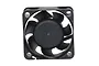 A black 40mm square cooling fan for RC electronics with seven blades, shown from the front against a white background.