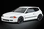 MST TCR-FF EG6 RC Car Electric 2WD 1/10 Scale RTR - White 531811W