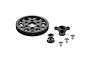 XRAY Ultra-Lightweight LCG Slipper Eliminator Set including a 72T spur gear, mounting hub, spacer, and three screws.