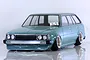 Pandora RC 1/10 Toyota Corolla Van KE70 Unpainted Body Shell PAB-3159