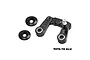 GPM Aluminium Steering Bellcrank/Drag Link Assembly w/ Bearings - Black BBX048-BK