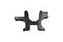 RC Maker Aluminium Front Left V2 Bulkhead 1Pc - Black RCM-SP-2066