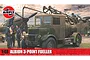 Airfix 1/48 scale Albion 3-Point Fueller plastic model kit box art showing a military fuel truck on an airfield with aircraft in the background.