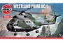 Airfix 1/72 scale Westland Puma HC.1 model kit box art featuring a painted illustration of the military helicopter flying over mountains.