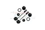 GPM Aluminium Front Shock Rebuild Kit - Black SLA087F/KITA-BK