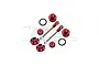 GPM Aluminium Front Shock Rebuild Kit - Red SLA087F/KITA-R