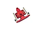 GPM Aluminium Front Skid Plate - Red LM331F-R