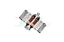 GPM Aluminium Front Shocks 2Pcs - Black/Orange SLA087F-BK-OR