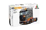 Italeri 1/24 scale Mercedes-Benz Actros MP4 Big Space Grand Prix Edition model truck kit box.
