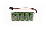 Tornado RC 6V 1600mAh flat NiMH battery pack with a black and red wire connector.