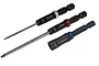 Three MIP G2 speed tip tools including 1.5mm hex, 2.0mm hex, and 7.0mm nut driver bits with color-coded rings on a white background.