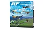 Product packaging for RealFlight Evolution RC flight simulator software showing various RC aircraft flying over a landscape.