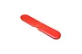A red replacement bottom wing for an E-Flite RC plane, shown from an overhead angle against a white background.