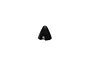 A black E-Flite spinner cone for an RC airplane propeller, shown against a plain white background.