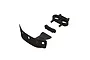 ARRMA front bumper loop, skid plate, and mount set components displayed on a white background.