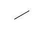 A black cylindrical centre brace bar for an RC vehicle, shown against a plain white background.