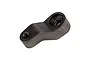 A black metal 25T servo horn for RC vehicles, shown from an angled perspective against a white background.