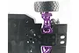 Yeah Racing Aluminium Rear Lower Suspension Arms 2Pcs - Purple E10-002PP