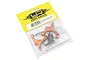 Yeah Racing orange aluminium front suspension arms for Sprint2 RWD Drift in original retail packaging.