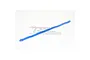A blue anodised aluminium centre brace bar for RC cars by GPM Racing, shown against a plain white background.