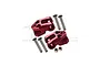 GPM Aluminium Rear Lower Axle Suspension Link Mounts 2Pcs - Red SB009-R