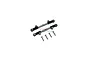 GPM Aluminium and Stainless Steel Rear Upper Adjustable Turnbuckles 2Pcs - Black LM057S-BK