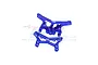 GPM Aluminium Front and Rear Shock Towers 2Pcs - Blue LMB2830-B