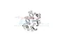 GPM Aluminium Complete Front and Rear Hub Set - Silver LMB192122-S