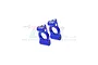 GPM Aluminium Steering Hub Carriers (C-Hubs) 2Pcs - Blue LMB019-B