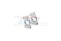 GPM Aluminium Steering Hub Carriers (C-Hubs) 2Pcs - Silver LMB019-S