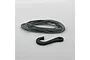 Reefs RC 1.2m (3ft) Synthetic Winch Line with Steel Hook - Black REEFS45