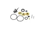 A set of replacement servo gears, bearings, O-rings, and pins for a Reefs RC 55Micro servo laid out on a white background.