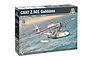 Italeri 1/72 scale CANT Z.501 Gabbiano plastic model kit box featuring an illustration of the seaplane flying over the ocean.